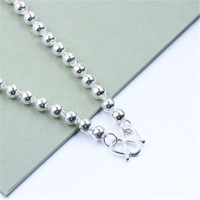 Collar de Cuentas Esféricas de Plata - Image 6