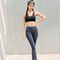Pantalones Yoga Deportivos Cintura Alta para Mujer con Cierre Ajustable