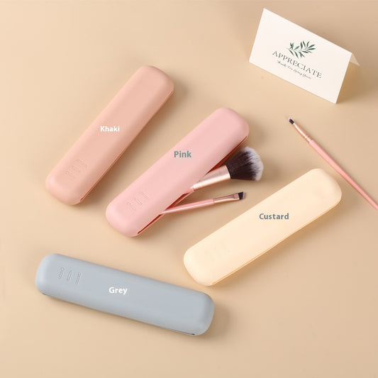 Bolsa de Viaje para Brochas de Maquillaje de Silicona con Cierre