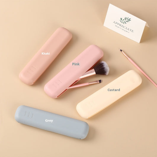 Bolsa de Viaje para Brochas de Maquillaje de Silicona con Cierre