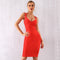 Vestido de Gala Bandage Escotado para Verano