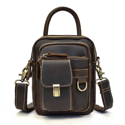 Bolsa Cruzada de Cuero Multifuncional para Hombre - Image 3
