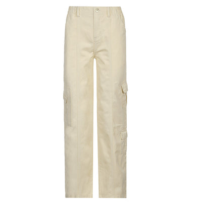 Jeans de Moda Otoño Invierno con Múltiples Bolsillos Estilo Urbano - Image 4