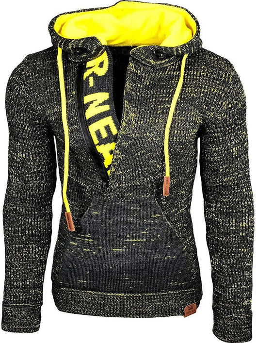 Suéter Hoodie Multicolor con Capucha - Pullover Cálido de Manga Larga - Image 4
