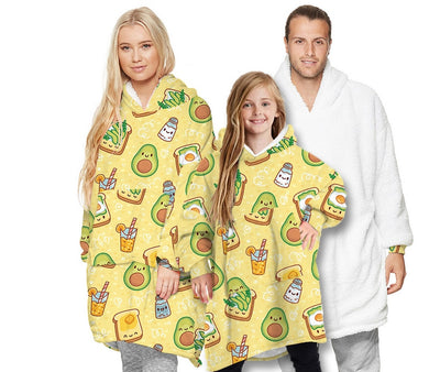 Suéter Manta Estampado Aguacate para Padres e Hijos - Image 3