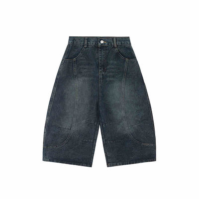 Shorts Vaqueros Sueltos Retro Lavado Vintage para Mujer - Image 3
