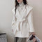 Abrigo de Lana Reversible Doble Faz para Otoño e Invierno - Cashmere Premium Talla Pequeña