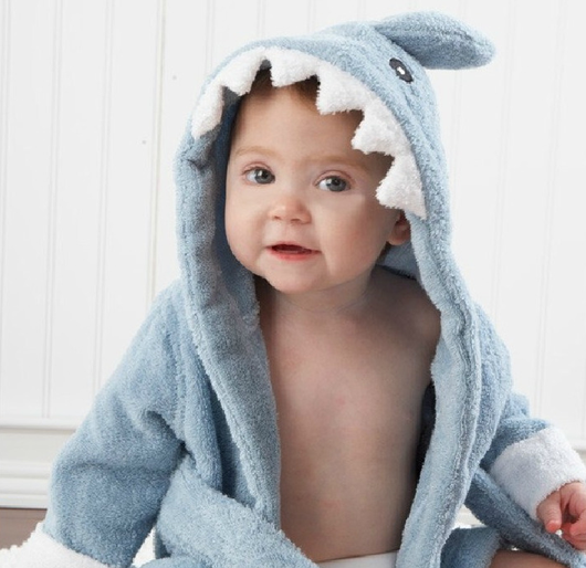 Bata de Baño Infantil con Capucha - Toalla Modelo Animales Lindos en Algodón - Image 7