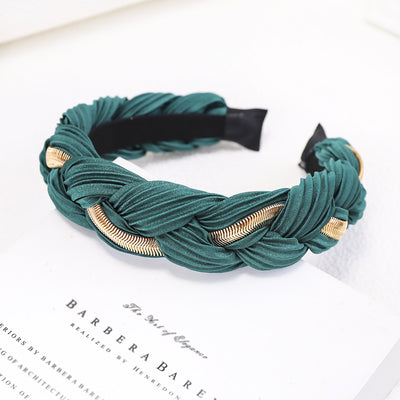 Diadema Trenzada Metálica Estilo Europeo y Americano - Image 12