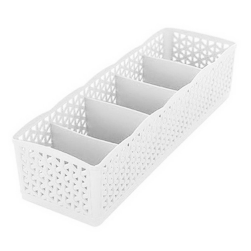 Organizador de Plástico Apilable 5 Compartimentos para Ropa Interior y Calcetines - Image 13