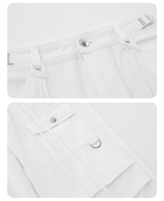 Pantalones Cargo Retro con Cordones Otoño Invierno - Image 14