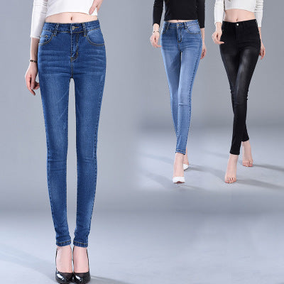 Pantalón Lápiz Cintura Alta Elástico Primavera