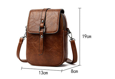 Bolso Bandolera Mini Asimétrico con Compartimento para Teléfono - Image 11