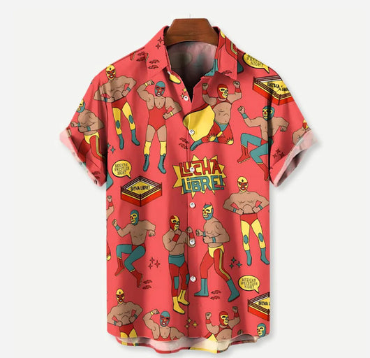Camisa Hawaiana Estampada 3D para Hombre - Casual de Verano - Image 24