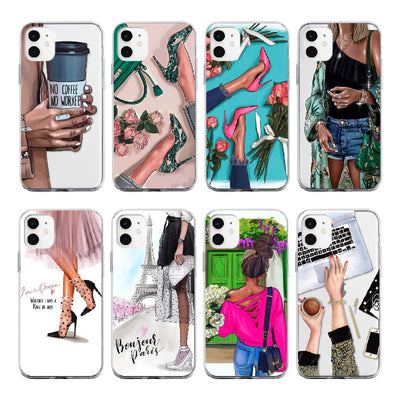 Funda Transparente TPU Suave para iPhone 12 Compatible Apple