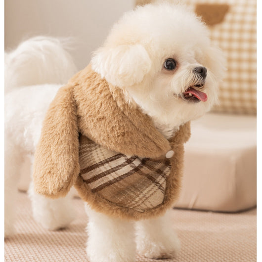 Conjunto de Abrigo y Falda para Perros Pequeños - Ropa Térmica de Invierno para Bichón Frisé y Gatos - Image 12