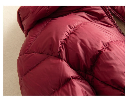 Chaqueta Acolchada Ligera Desmontable con Gorro para Mujer - Image 14