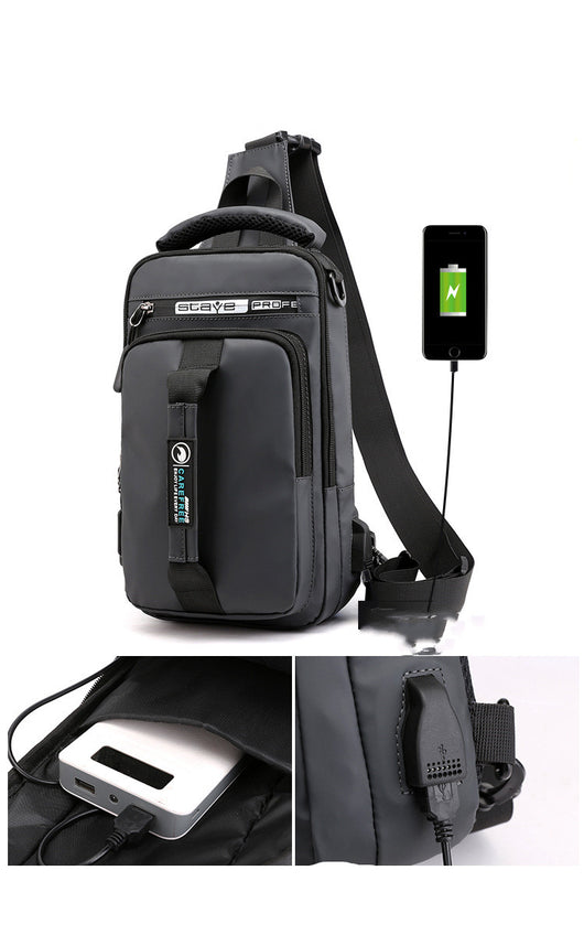 Mochila Empresarial con Carga USB y Gran Capacidad Dual - Image 4