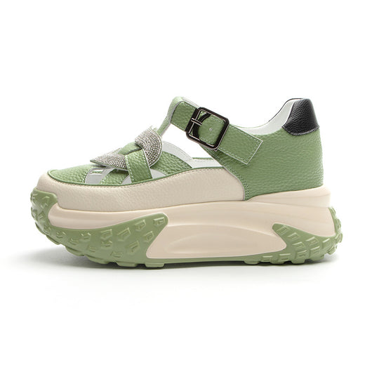 Zapatillas Plataforma Gruesa Estilo Coreano Casual para Mujer - Image 13