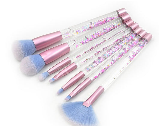 Kit Profesional de Brochas de Maquillaje con Estuche y Válvula de Flujo Líquido