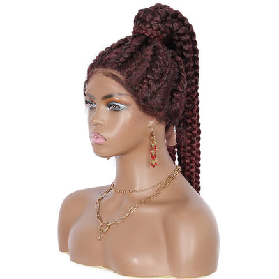 Gorro Tejido a Mano con Ocho Trenzas - Encaje Tradicional - Image 2