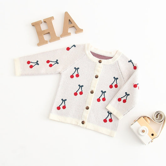 Cardigan Suéter Infantil Cereza Dulce - Image 4