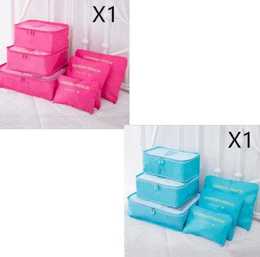 Set de 6 Bolsas Organizadoras de Viaje para Ropa - Image 19