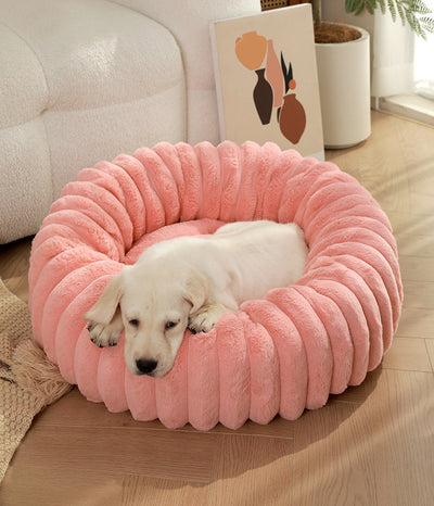 Cama Térmica Redonda de Felpa para Gatos y Perros - Nido Acogedor Invierno - Image 37