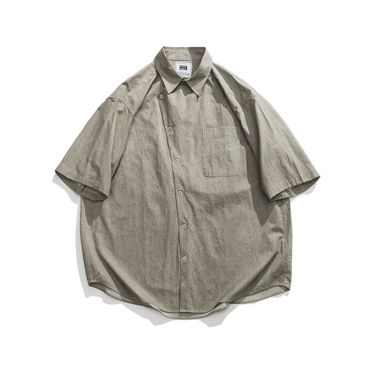 Camisa Casual Japonesa Efecto Desgastado - Estilo Trendy - Image 2