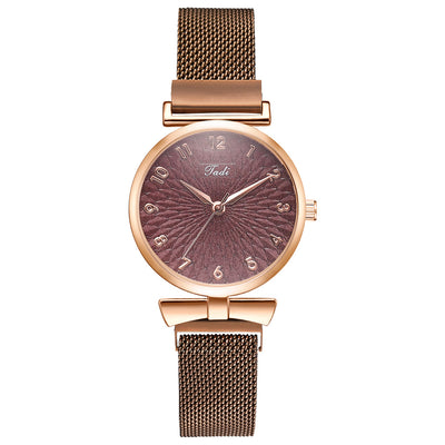 Reloj de Pulsera Dama con Malla Elegante y Movimiento de Cuarzo - Image 6