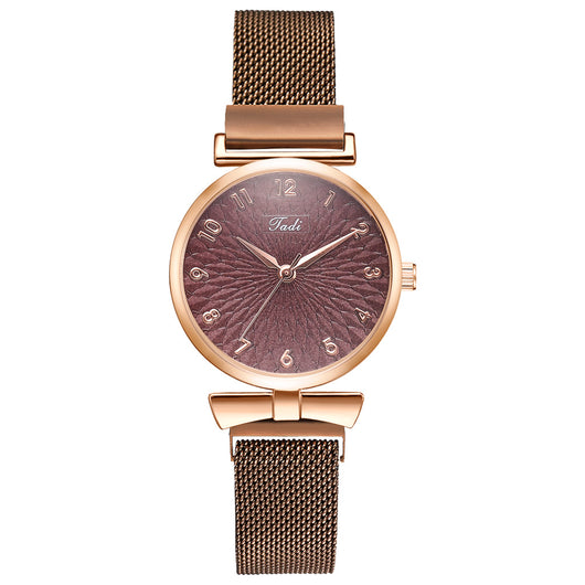 Reloj de Pulsera Dama con Malla Elegante y Movimiento de Cuarzo - Image 6