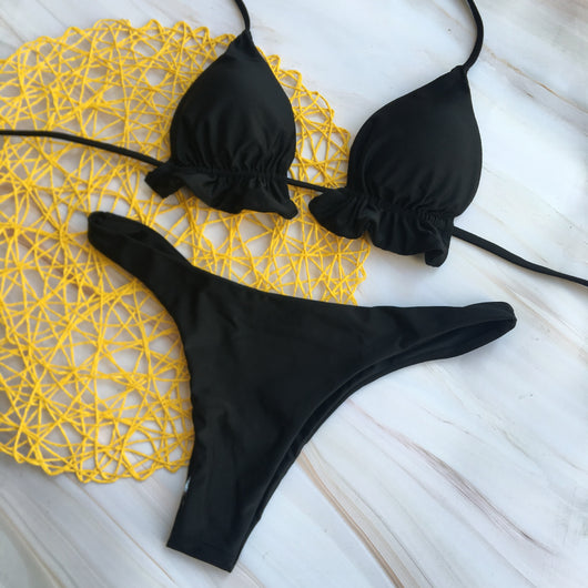Bikini Entallado con Cordones Ajustables - Image 14