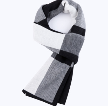Bufanda de Lana Cuadros para Hombre - Invierno Cálido y Elegante - Image 6