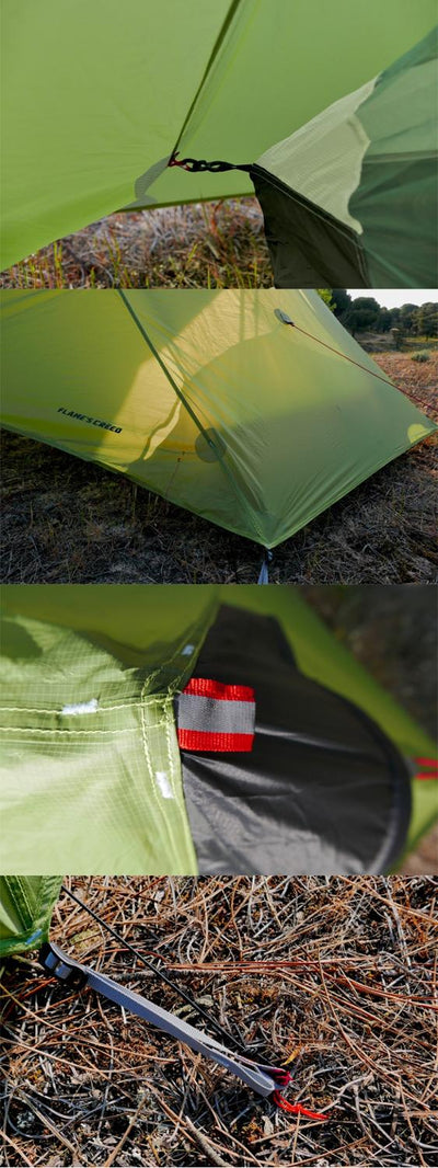 Tienda de Campaña Doble Punta Impermeable sin Postes - Image 5
