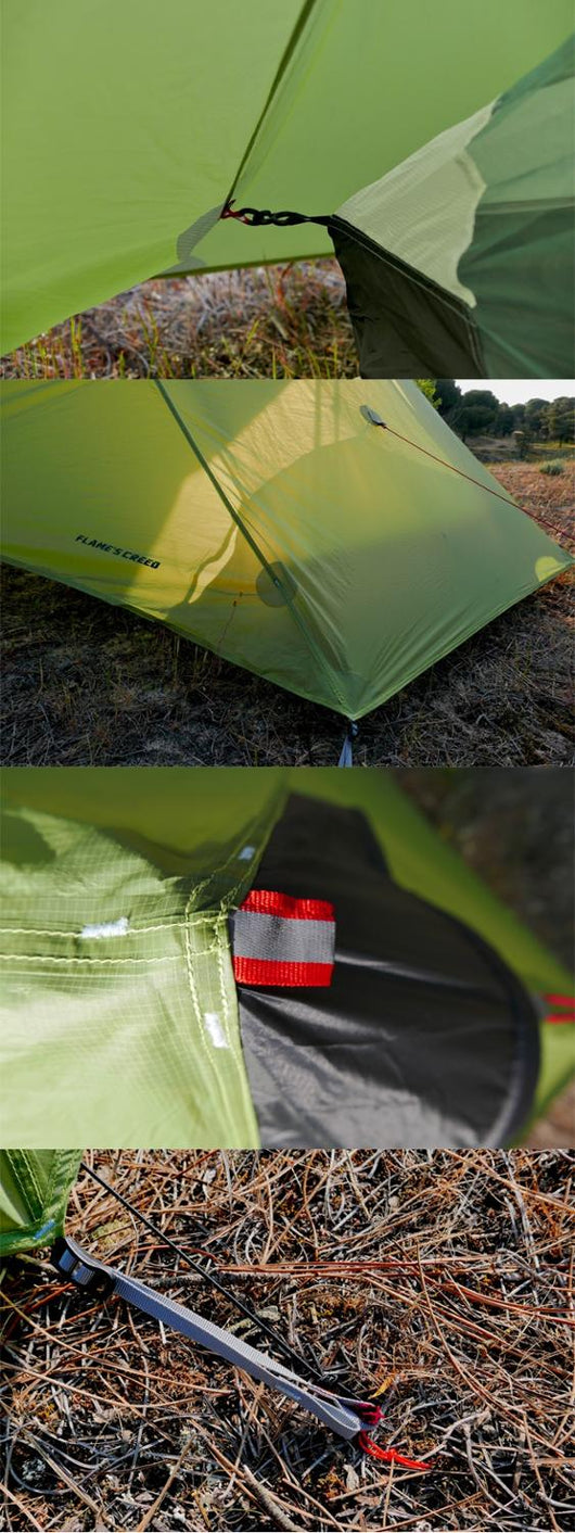 Tienda de Campaña Doble Punta Impermeable sin Postes - Image 5