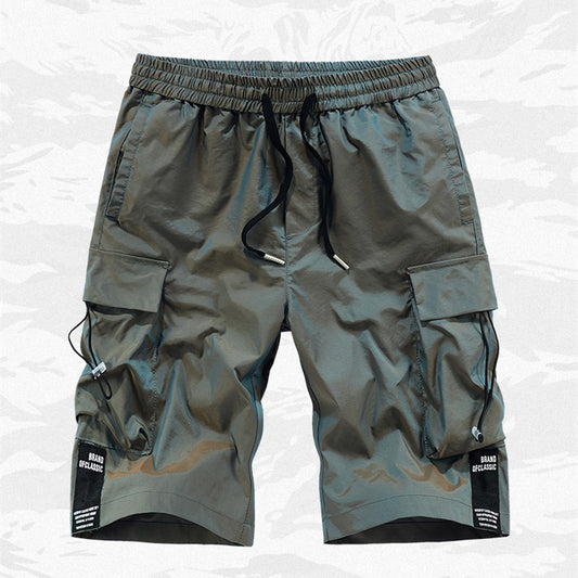 Chamarra Reflectiva Láser Multicolor Holgada