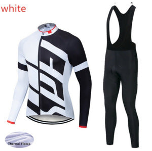 Jersey de Ciclismo Térmico con Mangas Largas de Terciopelo - Image 9
