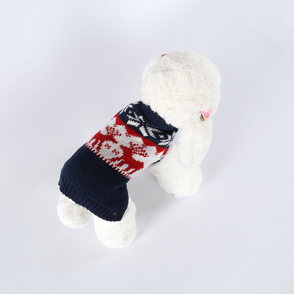 Suéter Navideño Personalizado para Perros - Tejido Acogedor