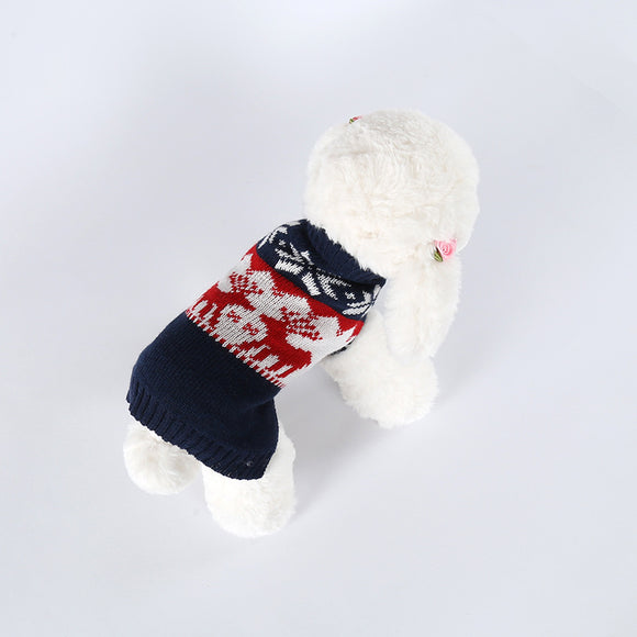 Suéter Navideño Personalizado para Perros - Tejido Acogedor