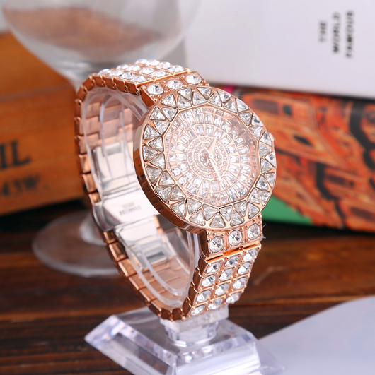 Reloj de Moda con Cristales Brillantes Resistente al Agua - Image 26