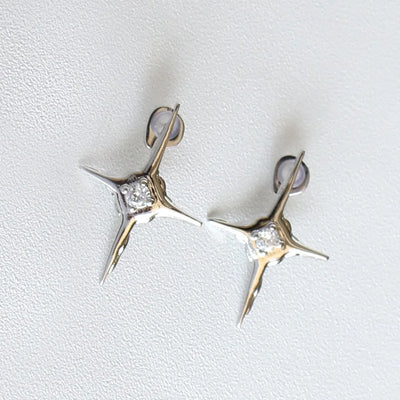Pendientes de Cruz con Brillantes, Diseño Sencillo y Elegante - Image 15
