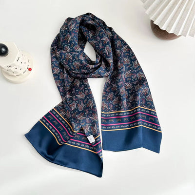 Pañuelo de Seda Reversible para Hombre con Estampado Doble Cara - Image 6