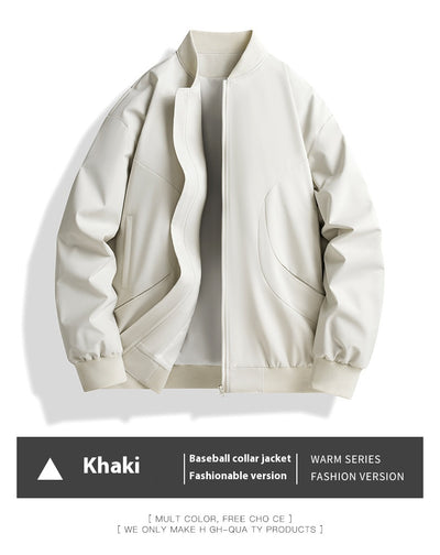 Cardigan Oversized Talla Grande Estilo Baseball - Image 17