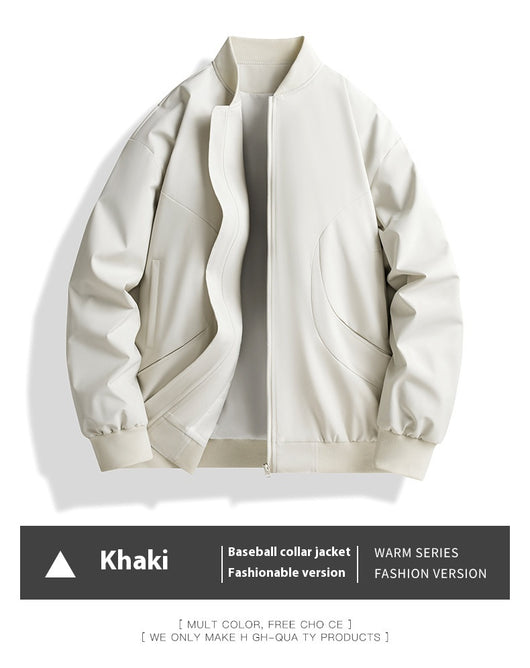Cardigan Oversized Talla Grande Estilo Baseball - Image 17