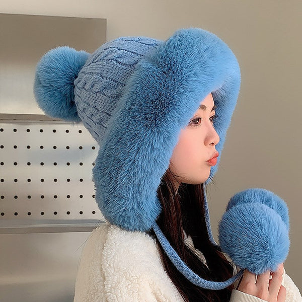 Gorro Tejido de Invierno con Cashmere Premium - Image 4