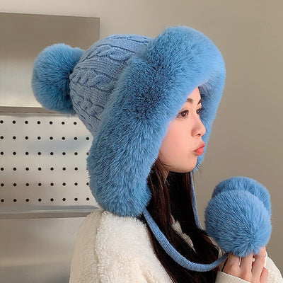 Gorro Tejido de Invierno con Cashmere Premium - Image 4