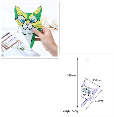 Adorno de Gato en Vitral para Ventana - Image 27