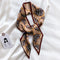 Pañuelo Largo Estampado Leopardo - Accesorio de Seda para Mujer