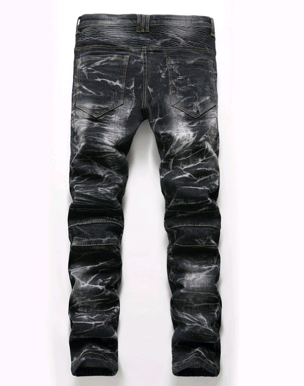 Pantalones Jeans Rectos Hombre Estilo Retro Locomotora