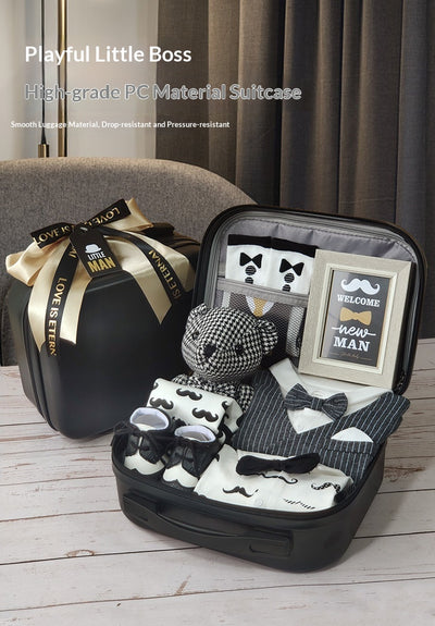 Conjunto Elegante Pequeño Caballero - Caja de Regalo Premium Negro y Oro - Image 25